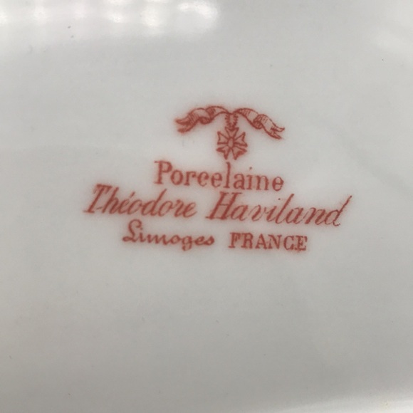 18" Theodore Haviland Limoges Porcelain Platter - Picture 4 of 9